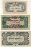 1944. 1P "V.H.", 10P "V.H.", 20P "V.H." T:II+ Csak egyszer hajtva! + 2...