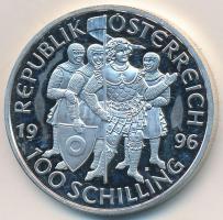 Ausztria 1996. 100Sch Ag "III. Lipót" T:PP
Austria 1996. 100 Schilling Ag "Leopold I...