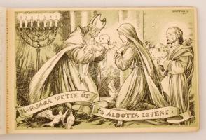 1935 Karácsonyi képeslapok Márton Lajos grafikával, Klösz, Budapest, 9x16cm