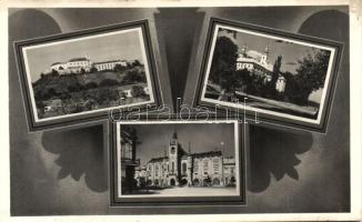 Munkács, Mukacheve; Városház, vár / town hall, castle