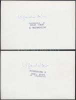 A nagymarosi vízlépcső ellenes tüntetésről készült 4 db sajtófotó, Sáfár Tibor Új Magyarország fotó,...