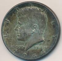 Amerikai Egyesült Államok 1964. 1/2$ Ag &quot;Kennedy&quot; T:2 patina USA 1964. 1/2 Dollar Ag &quot;Kennedy&quot; C:XF patina