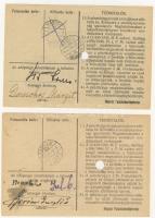 1946. Teljes pénztárjegy sor 10.000AP, 100.000AP, 1000.000AP, 10.000.000AP benne erős lemezhibák, hi...