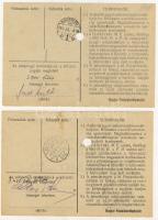 1946. Teljes pénztárjegy sor 10.000AP, 100.000AP, 1000.000AP, 10.000.000AP benne erős lemezhibák, hi...