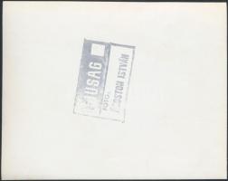 Kitüntetésekkel, Ágoston István(Ifjúság), tetején kis sérüléssel, 15x11 cm