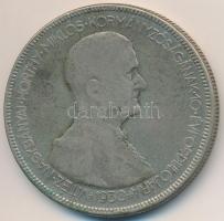 1930. 5P Ag &quot;Horthy jobbra&quot; T:3 patina, ph. Adamo P8