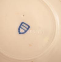 Victoria tálka, matricás, jelzett, hibátlan, kopott,  d:14 cm