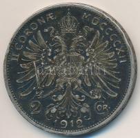 Ausztria 1912. 2K Ag "Ferenc József" T:2 ph., patina 
Austria 1912. 2 Corona Ag "Fra...