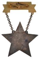 ~1950. "Kiváló Dolgozó" zománcozott, Rákosi-címeres fém kitüntetés T:2