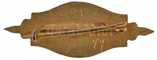 DN "Művészek a Vöröskeresztért" zománcozott fém jelvény (38x14,5mm) T:2