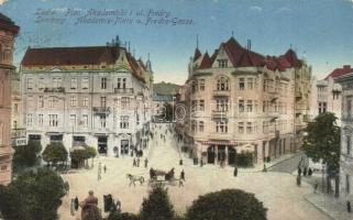 Lviv, Lwów; Akademie-Platz u. Fredro-Gasse / Academy square, street (EK)