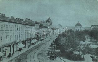 Lviv, Lwów; Ul. Karola Ludwika / Karl Ludwig street, horse carriage (EK)