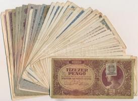 100db-os vegyes magyar pengő bankjegy tétel T:vegyes