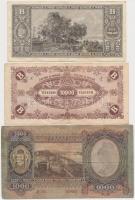 1943. 1000P + 1946. 10.000BP + 1.000.000BP T:III