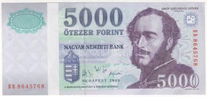 2005. 5000Ft hologramcsík nélkül! T:I