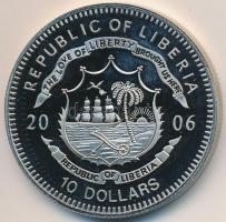Libéria 2006. 10$ "Szabadság pillanatai-Martin Luther King 1963" multicolor, tanúsítvánnya...