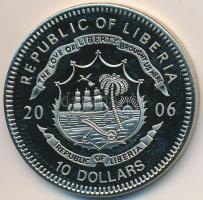 Libéria 2006. 10$ "Szabadság pillanatai - A Varsói Szerződés felbontása 1991" multicolor, ...