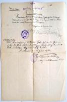 1909 Tartalékostiszti kinevezés a 10. sz. III. Frigyes Vilmos lovasezredbe, az ú.n. "Vilmos hus...