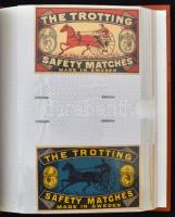 cca 1940 Svéd gyufacímkék albumban, különböző méretben, szép állapotban, 186db