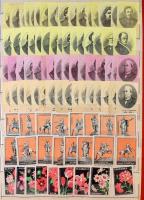cca 1940-70 Oroszgyufacímkék albumban, különböző méretben, szép állapotban, 1855db