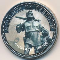 Libéria 2001. 10$ "Szabadság pillanatai - Tell Vilmos 14. század" multicolor, tanúsítvánnyal T:PP ujjlenyomatos Liberia 2001. 10 Dollars "Moments of Freedom - William Tell 14th century" multicolor with certificate C:PP fingerprints