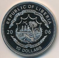 Libéria 2006. 10$ "Szabadság pillanatai - Normandiai partraszállás 1944.6.6." multicolor, ...
