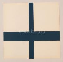 Korniss Dezső (1908-1984): Keresztek (5db).  Szita, papír, jelzés nélkül, angol nyelvű leírással, 29...