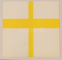 Korniss Dezső (1908-1984): Keresztek (5db).  Szita, papír, jelzés nélkül, angol nyelvű leírással, 29...