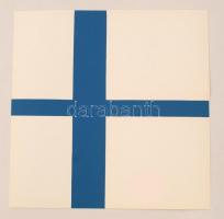 Korniss Dezső (1908-1984): Keresztek (5db).  Szita, papír, jelzés nélkül, angol nyelvű leírással, 29...