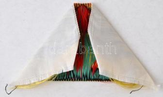 Hungária feliratú, cserkész textil felvarró