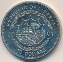 Libéria 2001. 10$ "Szabadság pillanatai - A szellem szabadsága - Buddha" multicolor, tanús...