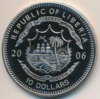 Libéria 2006. 10$ "Szabadság pillanatai-Afganisztán felszabadítása 2001" multicolor, tanús...