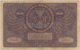 Lengyelország 1919. 1000M T:III
Poland 1919. 1000 Marek C:F