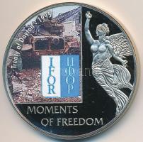 Libéria 2006. 10$ "Szabadság pillanatai - Dayton-i szerződés 1995" multicolor T:PP  Liberia 2006. 10 Dollars "Moments of Freedom-Treaty of Dayton 1995" multicolor C:PP