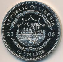 Libéria 2006. 10$ "Szabadság pillanatai - Indokína függetlensége 1954" multicolor, tanúsít...