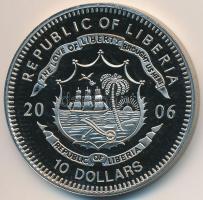 Libéria 2006. 10$ "Szabadság pillanatai-A Mozi születése 1895" multicolor, tanúsítvánnyal ...