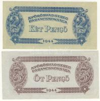 1944. "V.H." 2P,5P,10P,50P T:I