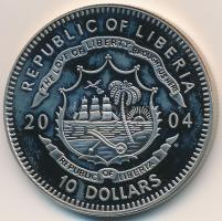 Libéria 2004. 10$ "Szabadság pillanatai - Öböl-háború 1990" multicolor tanúsítvánnyal T:PP...
