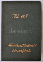 Sz. Kovács Irén: Ki ez? Művészettörténeti társasjáték.  100 kártyalappal, illetve szabálykönyvvel. H...