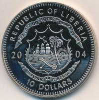 Libéria 2004. 10$ "Szabadság pillanatai - Simon Bolívar felszabadító harca 1819." multicol...