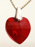 Ezüst nyaklánc medállal, Ag., bruttó: 3,6gr., jelzett, 38cm/ Silver necklace with pendant, Ag, gross...