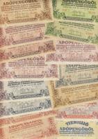 1946. 15db AP benne 10klf 10.000-10.000.000-ig T:I-,II+,II (többsége),III-/IV (1x)