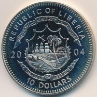 Libéria 2004. 10$ "Szabadság pillanatai - Zapata forradalma Mexikóban 1914" multicolor tan...