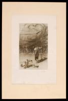 Pann, Abel (1883-1963): Fugitive and vagabond shalt thou be on earth. Heliogravűr, papír, jelzett a ...