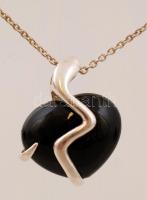 Ezüst nyaklánc medállal, Ag., bruttó: 8,9gr., jelzett, 46cm/ Silver necklace  pendant, Ag, gross. :8...