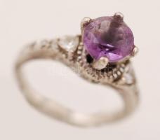 Ezüst nyaklánc medállal és gyűrű, Ag., bruttó: 13,4gr., jelzett, 42cm, gyűrű méret: 51/Silver neckla...