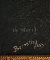 Bernáth jelzéssel: Alpesi ház. Olaj, vászon, keretben, 34×49 cm