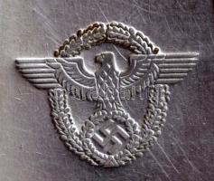 Német evőkanál náci birodalmi sast (Reichsadler) ábrázoló emblémával. h: 20 cm