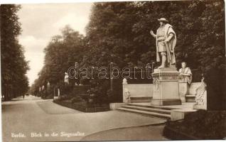 Berlin, Blick in die Siegesalle / statue (EK)