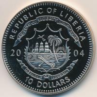 Libéria 2004. 10$ "Szabadság pillanatai - Garibaldi felszabadítja Itáliát 1860" multicolor...